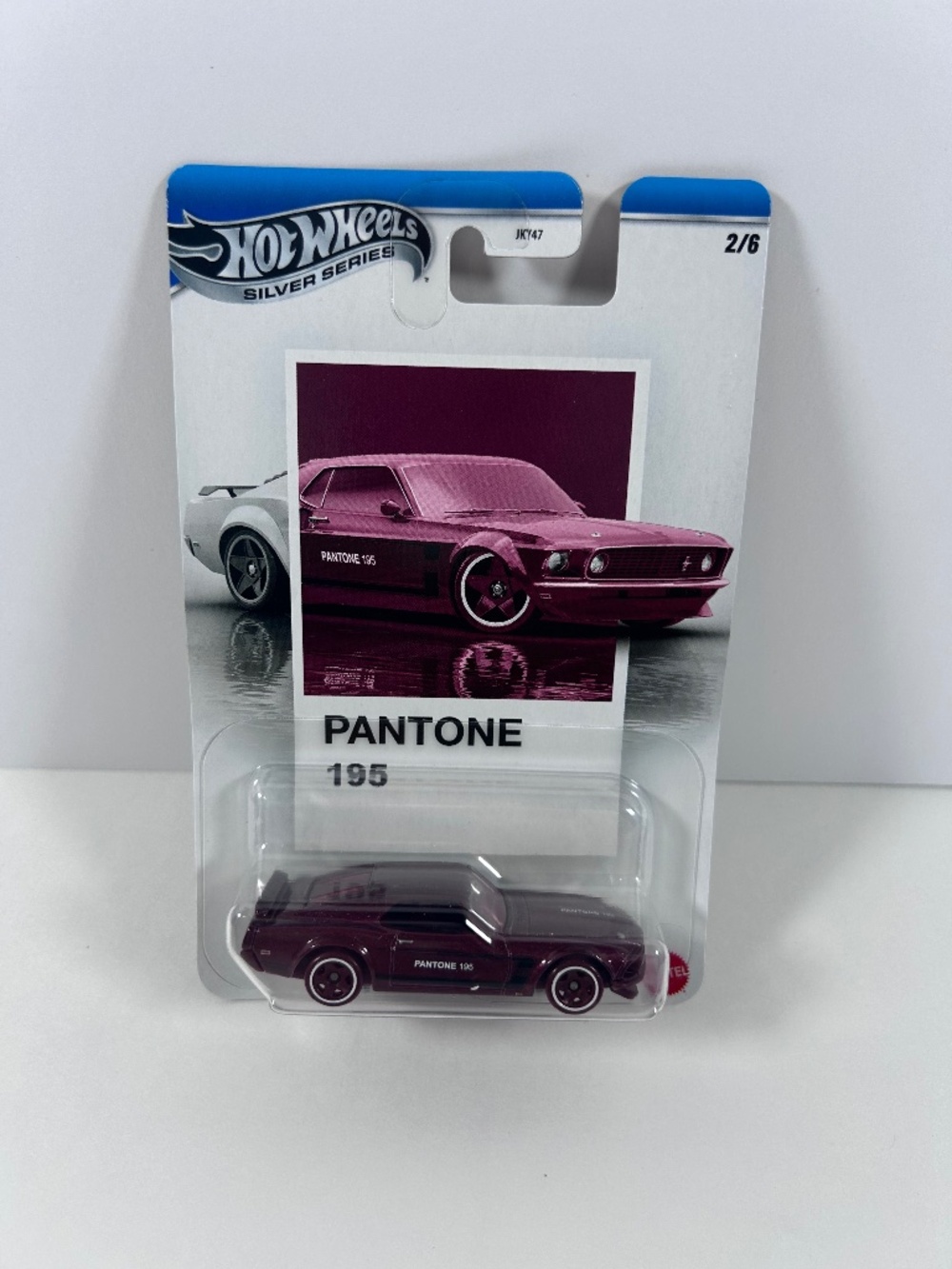NEW 2026 Hot Wheels Silver Series PANTONE 195 Maroon 1969' FORD MUSTANG Boss 302